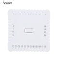 Round Square Braiding Cord Disks Bracelet  Knitting Woven Board Disk DIY Weaving Tool Apparel Sewing Hand Tools Accessories