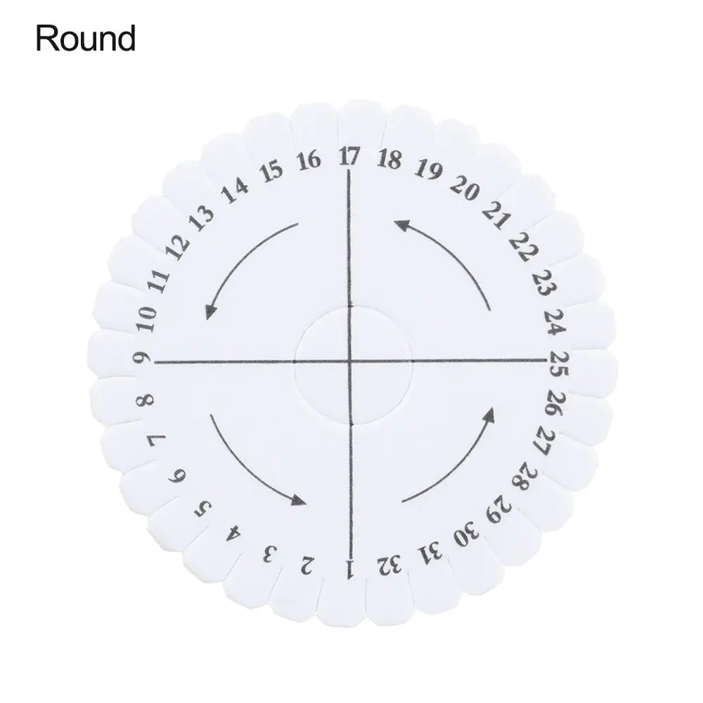 Round Square Braiding Cord Disks Bracelet  Knitting Woven Board Disk DIY Weaving Tool Apparel Sewing Hand Tools Accessories
